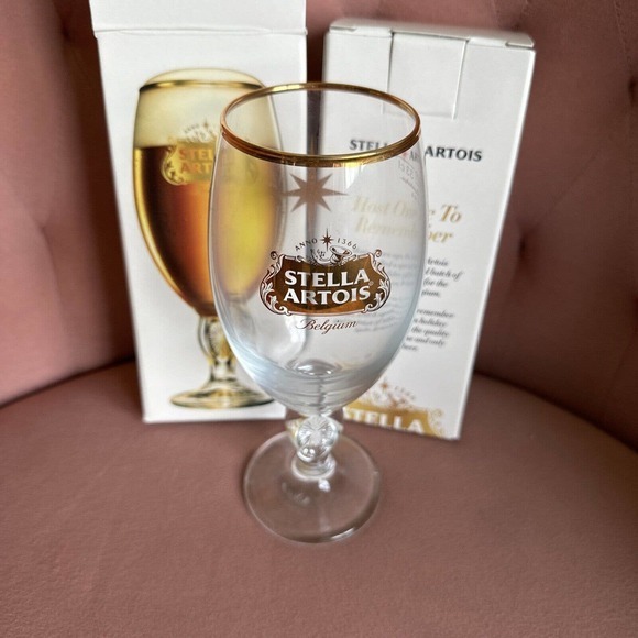 STELLA ARTOIS 2016 Glass Limited Edition Host one to Remember NEW Pair Of 2 - Picture 3 of 4